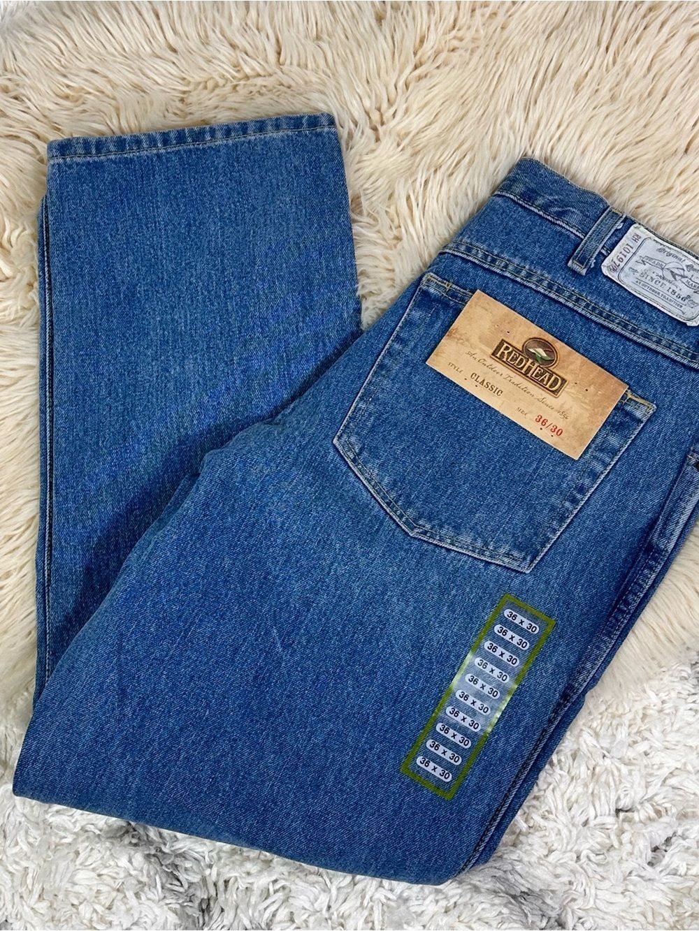 RedHead Men's Medium Blue Straight-Leg Jeans